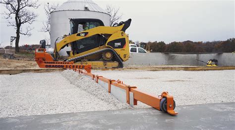 skid steer screed|concrete screed skid steer.